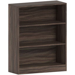 Vida Designs Bookcase Cambridge 3 Shelves Walnut - thumbnail 7