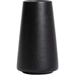 1pc/15cm/6in, Ceramic Vase - Flower Vase Minimalism Style for Modern Table Shelf Home Decor, Fit for Fireplace Bedroom Kitchen Living Room Centerpieces Office Desk (Solid Black） - thumbnail 1