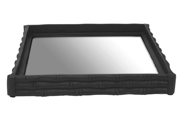 Interiors by Premier Decorative Tray Hiba Bamboo Black - image 1