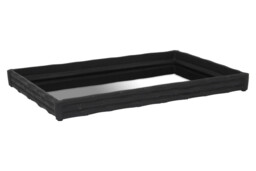 Interiors by Premier Decorative Tray Hiba Bamboo Black - thumbnail 4