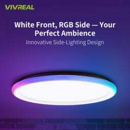 Yeelight Ceiling Light 16M SideGlow RGBICWW Dimmable Tunable White Ra90 Immersive Ambience ABS+PC YLXDD-0266, New Year Sale , Top gift picks - thumbnail 6