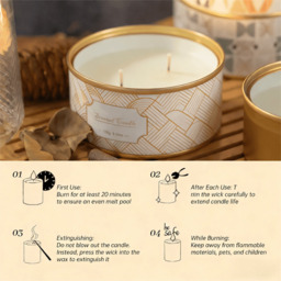 Zooly Canister Scented Candle, French Juniper Lavender, 120g, 1pc - thumbnail 2