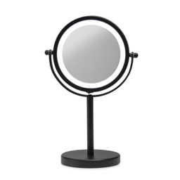 Croydex LED Makeup Mirror with 3x Magnification and Rotating Face - Black - thumbnail 4