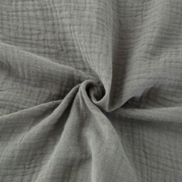 Dark Grey Cotton Double Gauze Duvet Cover & Pillowcases Set, 135*200CM+50*75CM*1 - thumbnail 4