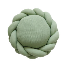 MEROPE, Acrylic Wreath Cushion, 40x40cm, light green, 1pack - thumbnail 2