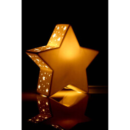 Premier Kids Night Light Ola Star Ceramic White - thumbnail 1