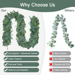 colospec 6ft eucalyptus garland-2pcs - thumbnail 3