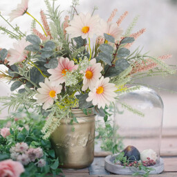 1Pc 14in/38cm Artificial Flowers Home Decoration Flower Design Wedding Handheld Bouquet Wall Decoration - thumbnail 5