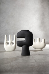 Fifty Five South Vase Hapax Abstract Cream Small - thumbnail 6