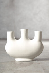 Fifty Five South Vase Hapax Abstract Cream Small - thumbnail 4