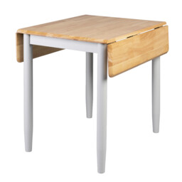 Dining Table Altona Rectangle Extendable Drop Leaf Grey/Oak 76x61-97cm - thumbnail 7