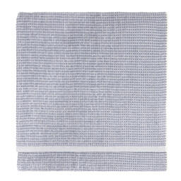 Yard Bath Sheet Hebden Waffle Denim Blue 100x150cm - thumbnail 2