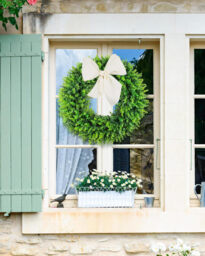 24 Inch Large Boxwood Wreaths-1pcs - thumbnail 6