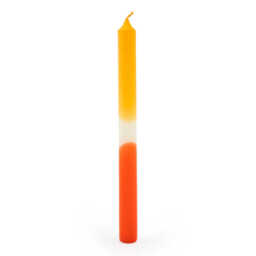 Candlelight Taper Candles Ombre Orange 6pcs - thumbnail 2