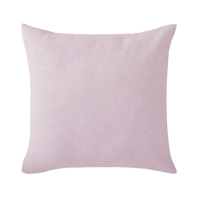Deconovo faux linen cushion cover light pink color 45*45cm 1pc - image 1