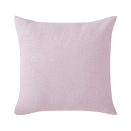 Deconovo faux linen cushion cover light pink color 45*45cm 1pc - thumbnail 1