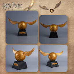 1pc Harry Potter Golden Snitch Piggy Bank Officially Licensed 3D PVC Waterproof Shatterproof Figurine Money Box Coin Bank Home Decor Collectible Movable Detachable Wings Desktop Display Savings Jar Gift - thumbnail 6