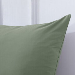 【Summer Cooling Textile】MEROPE, Bamboo Pillow case, 50x75cm, eucalyptus, 2pack - thumbnail 3