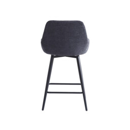 Bar Stools Oscar Graphite Grey 2pcs - thumbnail 2