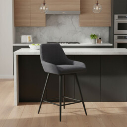 Bar Stools Oscar Graphite Grey 2pcs - thumbnail 7