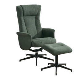 Armchair & Footstool Apero Recliner Moss Green - thumbnail 3