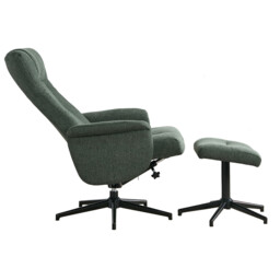 Armchair & Footstool Apero Recliner Moss Green - thumbnail 4