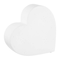 Premier Kids Night Light Ola Heart Ceramic White - thumbnail 2