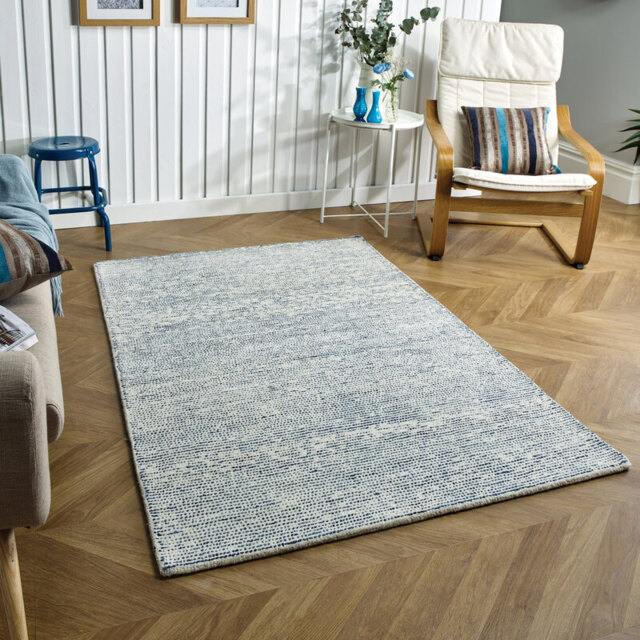 Homemaker Rug Milano Rectangle Blue 120x170cm - image 1