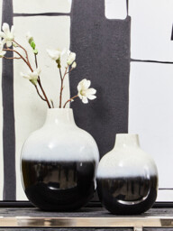 Fifty Five South Vase Rasmus Ombre Black/White Small - thumbnail 5