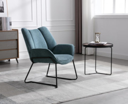chairus Armchair for Living Room Upholstered Tub Chair Single Occasional Accent Chair with Metal Legs - thumbnail 3