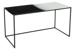 Fifty Five South Coffee & Side Table Set Rasmus Metal Ombre Black/White 3 Piece - thumbnail 2