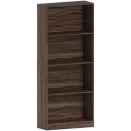 Vida Designs Bookcase Cambridge 4 Shelves Walnut Large - thumbnail 7