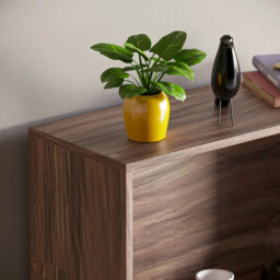 Vida Designs Bookcase Cambridge 4 Shelves Walnut Large - thumbnail 2