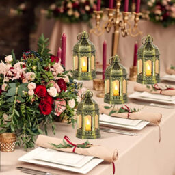 Small Lanterns with LED Candles Set of 10 - thumbnail 5