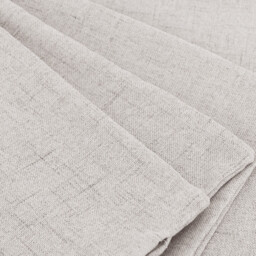 Deconovo faux linen cushion cover cream color 50*50cm 1pc - thumbnail 3