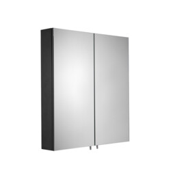 Croydex Dawley Bathroom Mirror Cabinet (67x60x10cm) - Black - thumbnail 4