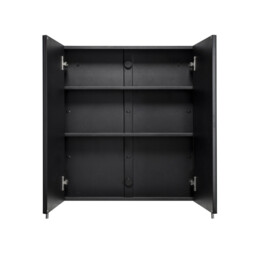 Croydex Dawley Bathroom Mirror Cabinet (67x60x10cm) - Black - thumbnail 3