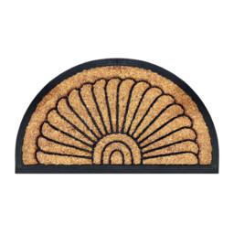 Likewise Doormat Fitzroy Half Moon Sunflower Coir/Rubber 40x70cm - thumbnail 2