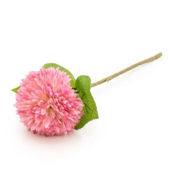 Candlelight Artificial Chrysanthemum Flower Stem Pink 42cm - thumbnail 3