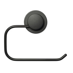 Croydex Stick 'n' Lock Toilet Roll Holder - Black - thumbnail 3
