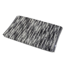 Croydex Bath Mat Textured Marle 100% Cotton Grey 50x80cm - thumbnail 4