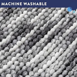 Croydex Bath Mat Textured Marle 100% Cotton Grey 50x80cm - thumbnail 6