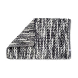 Croydex Bath Mat Textured Marle 100% Cotton Grey 50x80cm - thumbnail 1