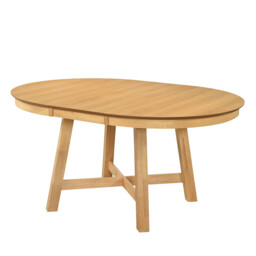 Dining Table Roseville Extendable Round/Oval 115x115-154cm Oak - thumbnail 5