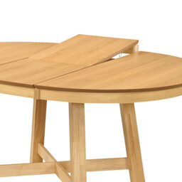 Dining Table Roseville Extendable Round/Oval 115x115-154cm Oak - thumbnail 6