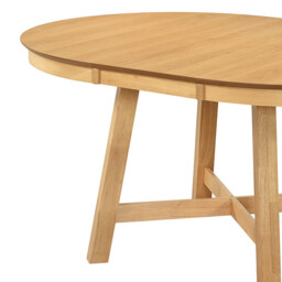 Dining Table Roseville Extendable Round/Oval 115x115-154cm Oak - thumbnail 7