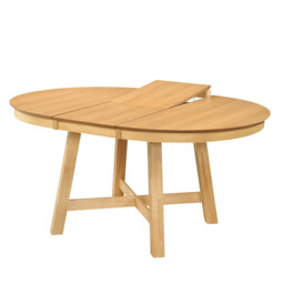 Dining Table Roseville Extendable Round/Oval 115x115-154cm Oak - thumbnail 4