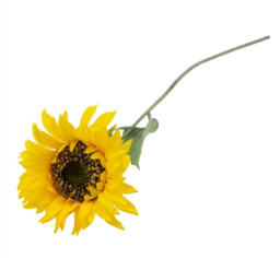 Candlelight Artificial Sunflower Stem Yellow 70cm - thumbnail 3