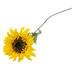 Candlelight Artificial Sunflower Stem Yellow 70cm - thumbnail 2
