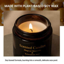 Zooly All-Black Series Cream Jar Scented Candle - Lime Basil Mandarin, 200G, 1PC - thumbnail 6